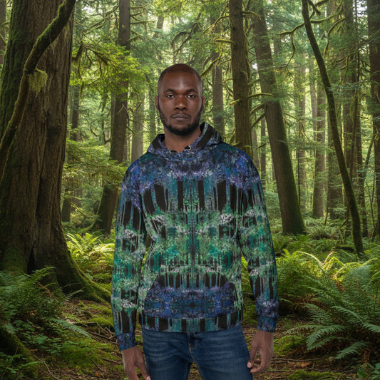 Bluebell Woods Mens All-Over Print Hoodie