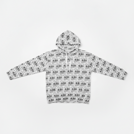 Mix Tape All-Over Print Hoodie