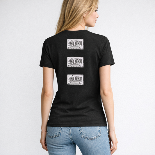 Mix Tape Womens Triple Classic T-shirt