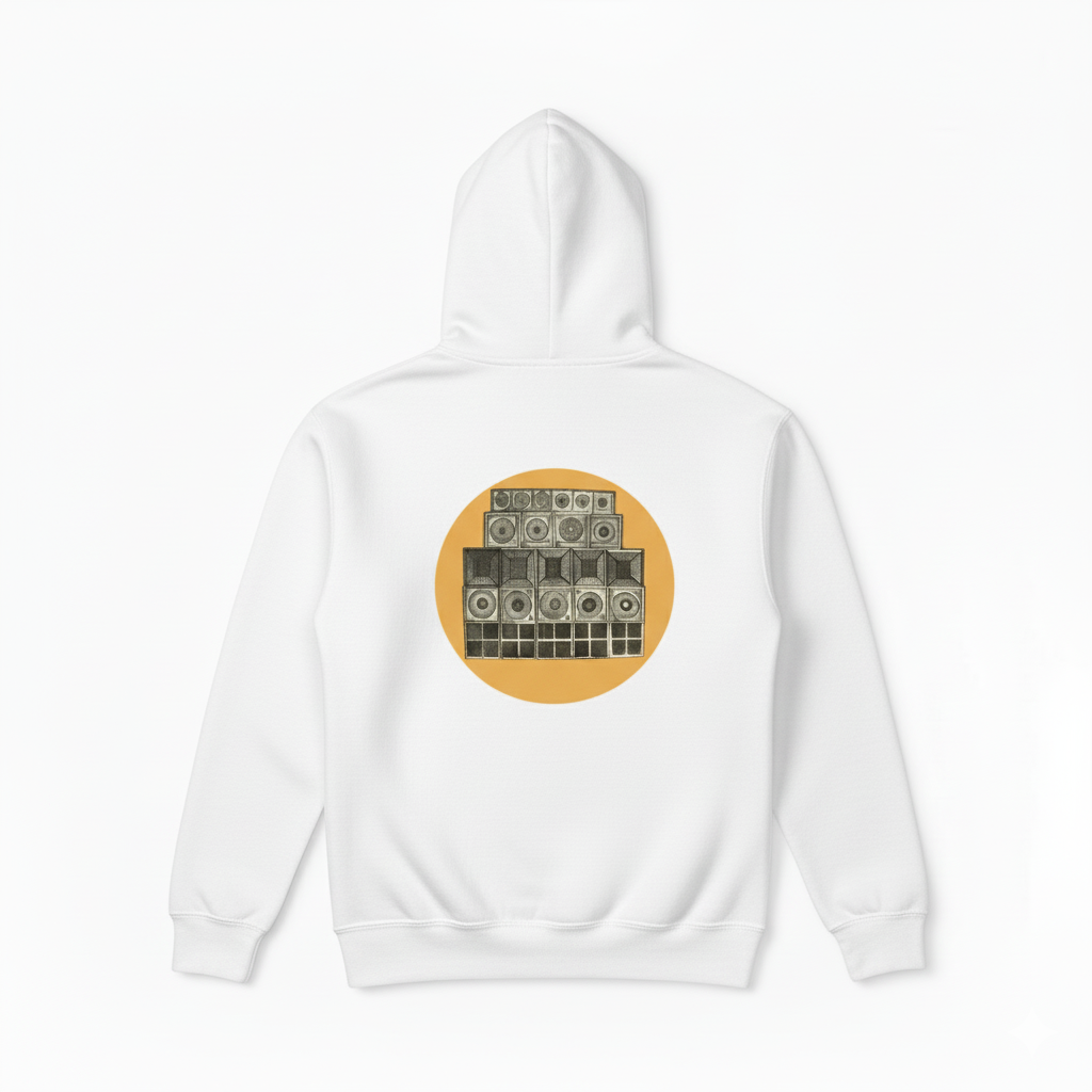 Speaker Stack Mens Hoodie