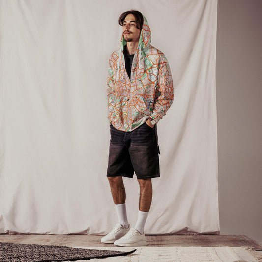 The London Travel Card Map Zip Hoodie