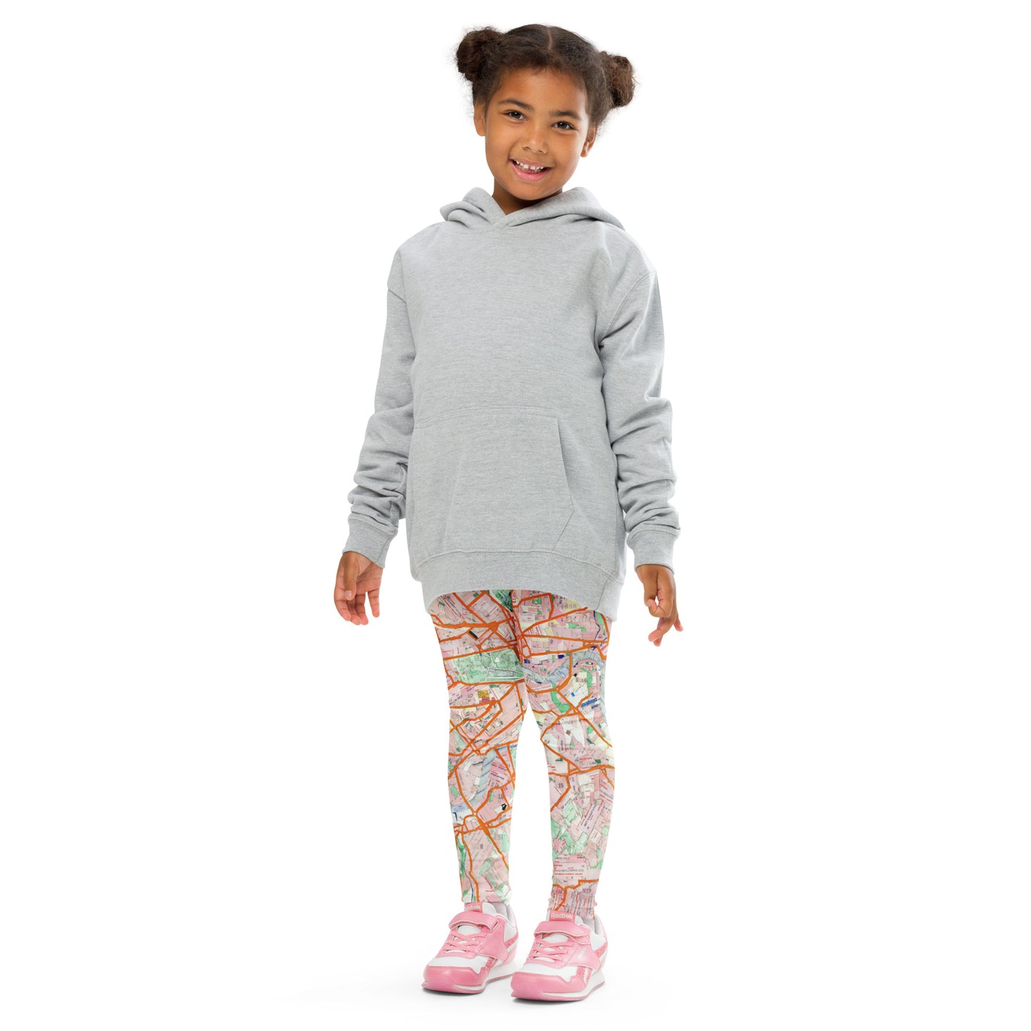 The London Travel Card Map Kid's Leggings