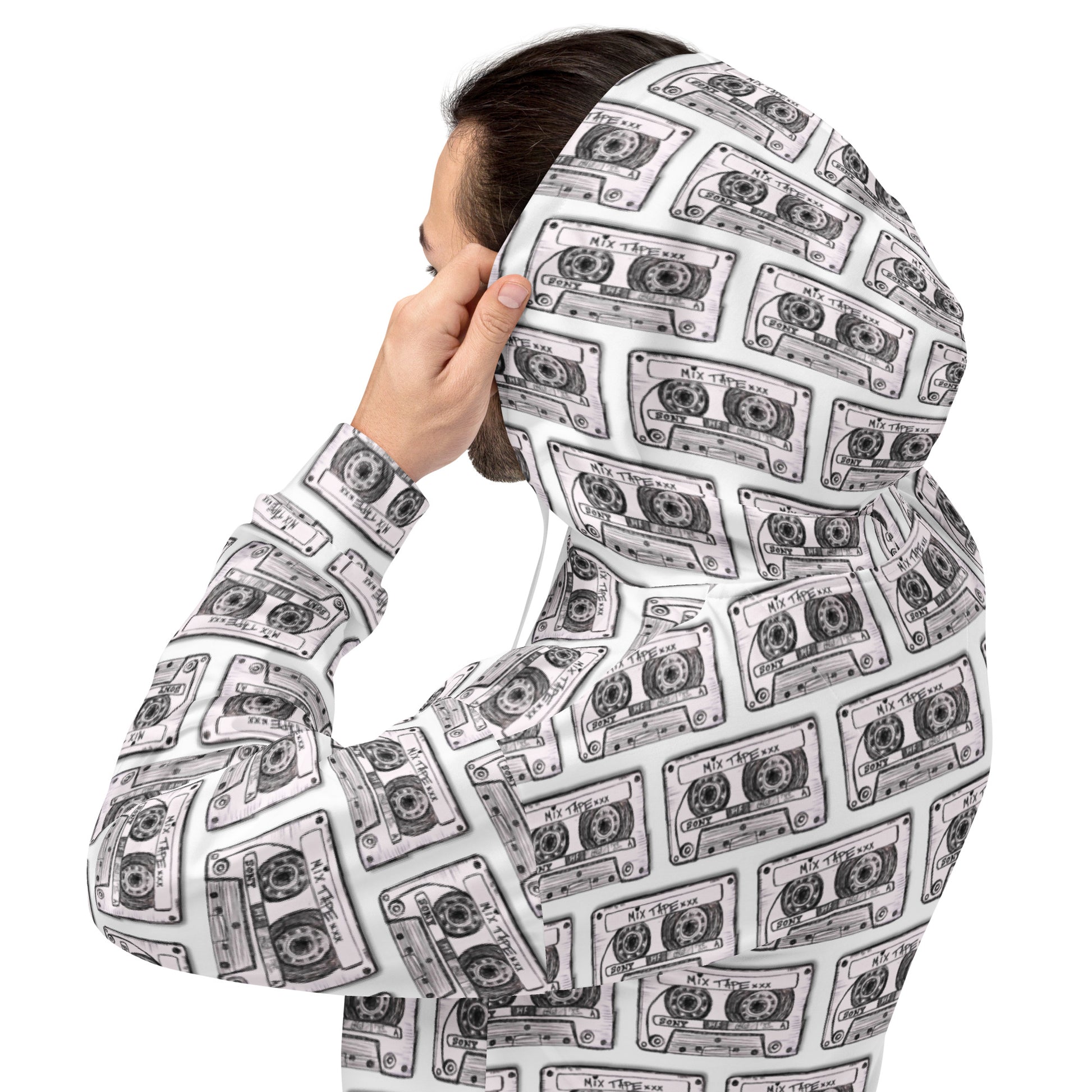 Mixtape All-Over Print Unisex Hoodie