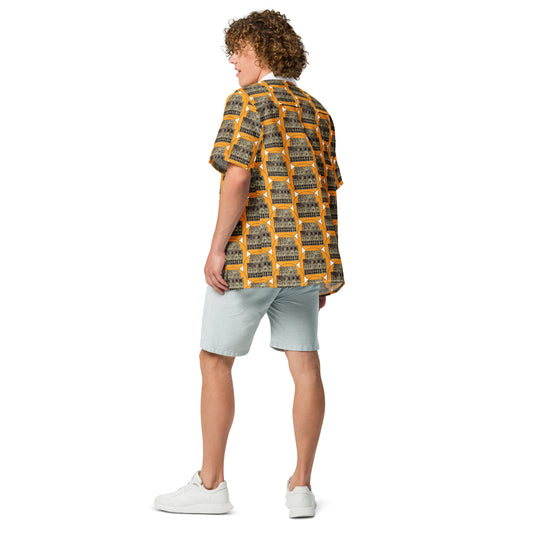 Vicky Steane Collection Sub-Woofer All-Over Shirt Yellow