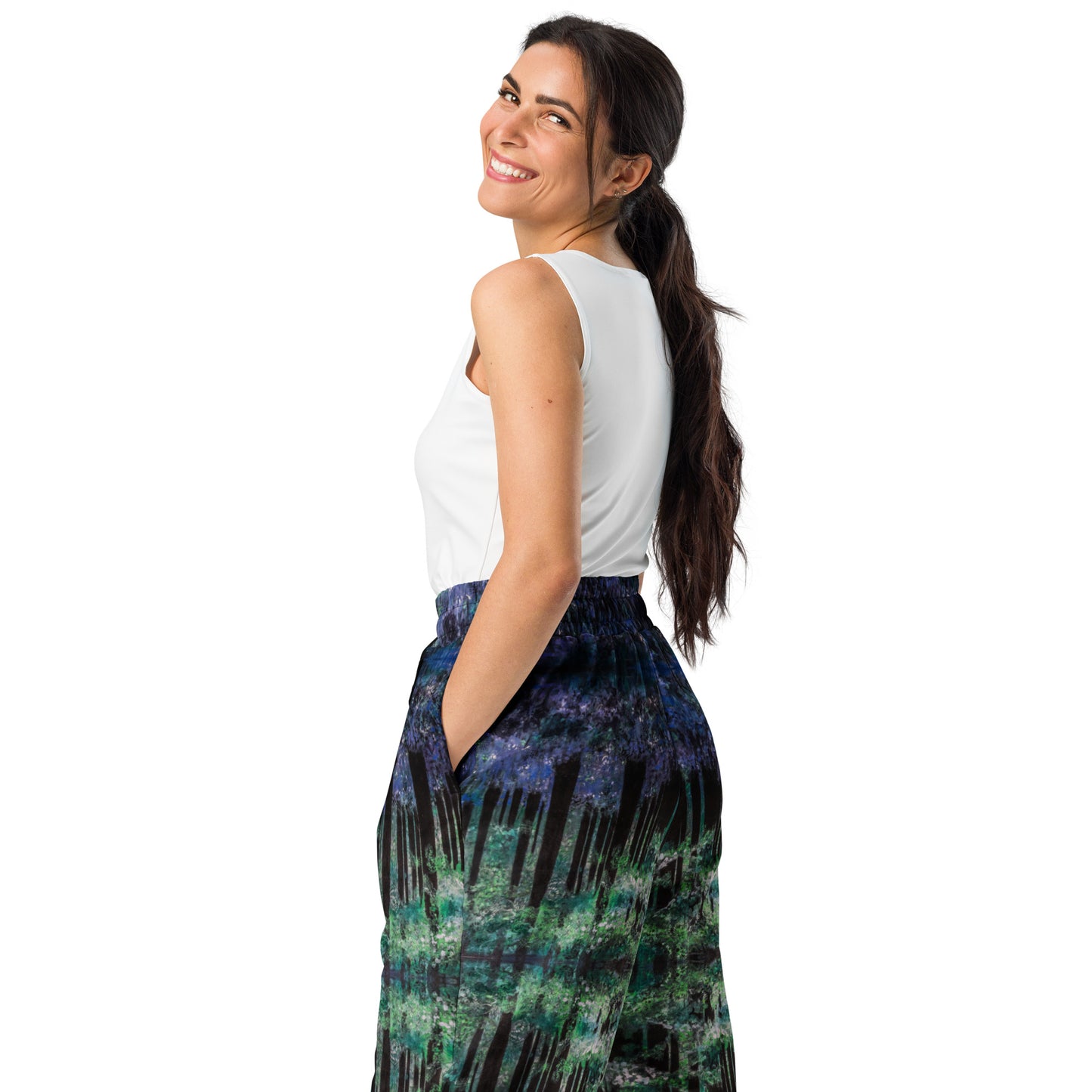 Bluebell Woods Womens Wide-Leg Joggers