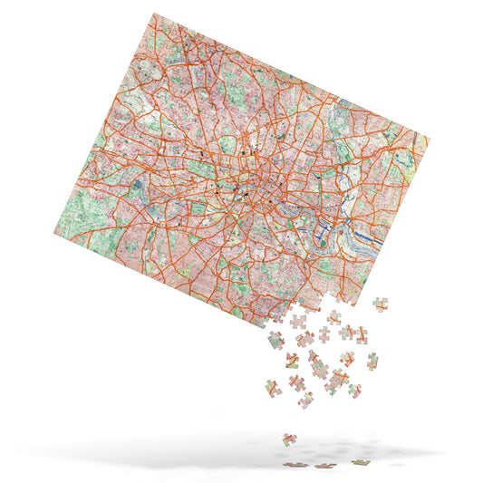 London Travel Card Map Jigsaw puzzle
