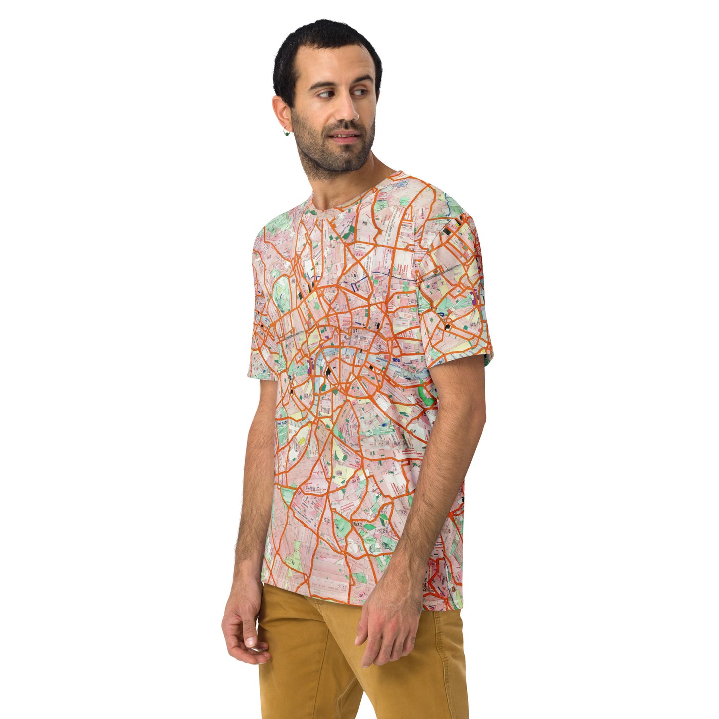 London Travel Card Map Men's T-Shirt