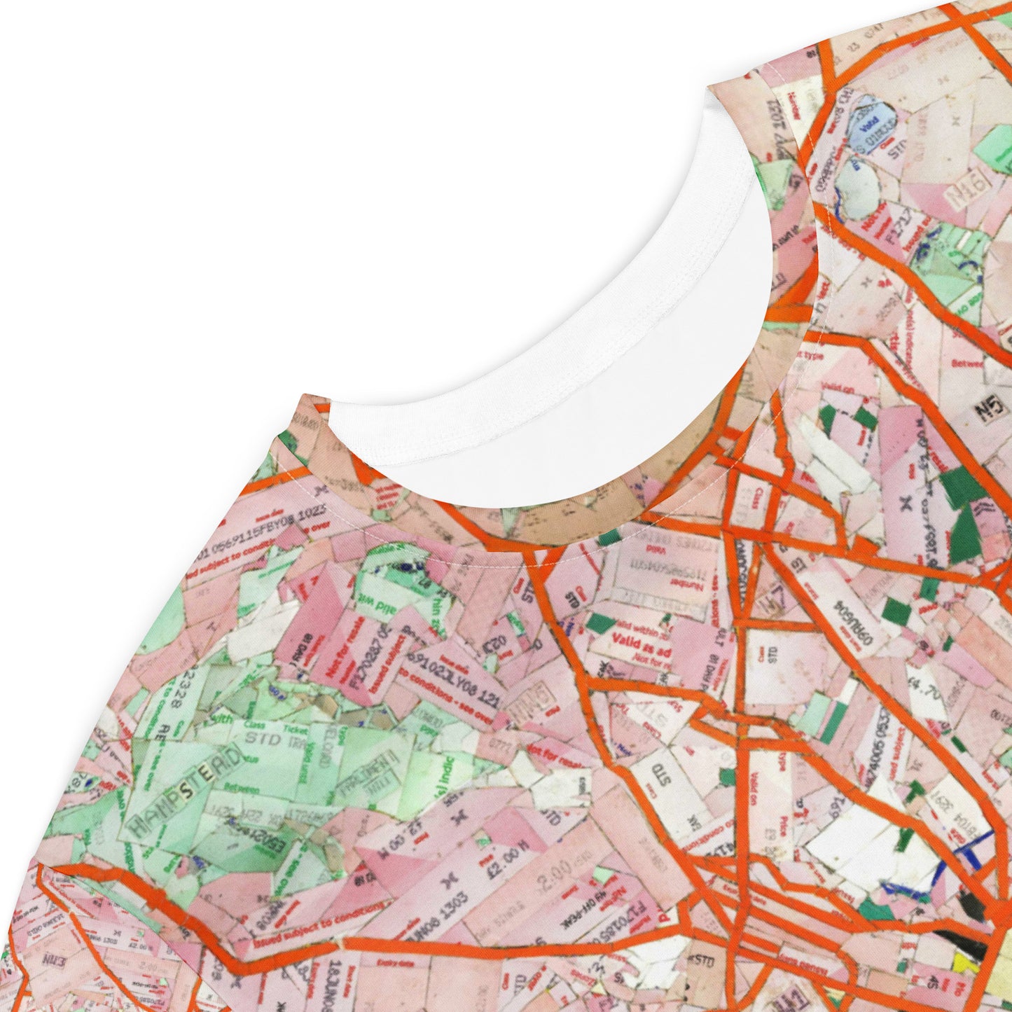 The London Travel Card Map T-Shirt Dress