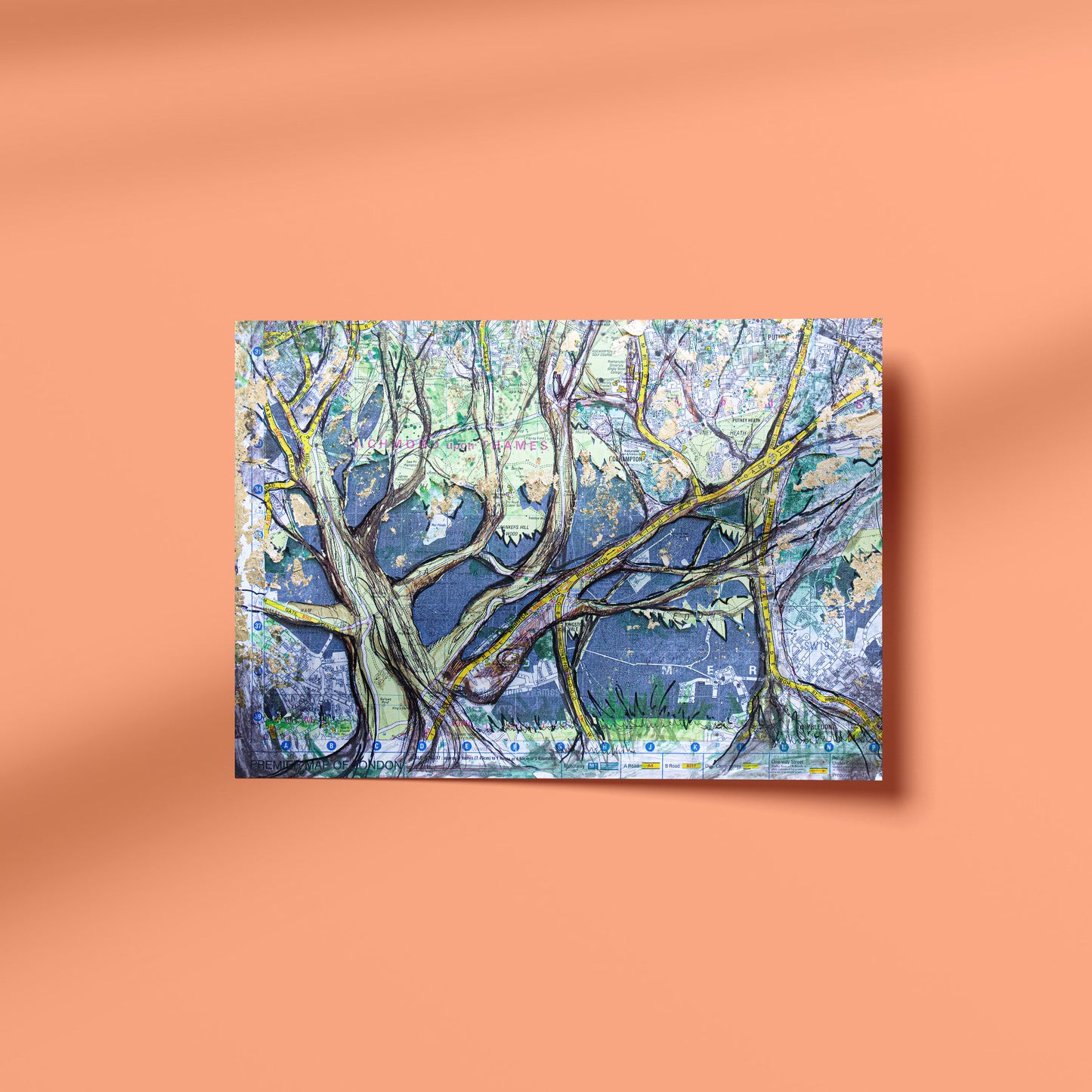 Richmond Park Oak Art Print
