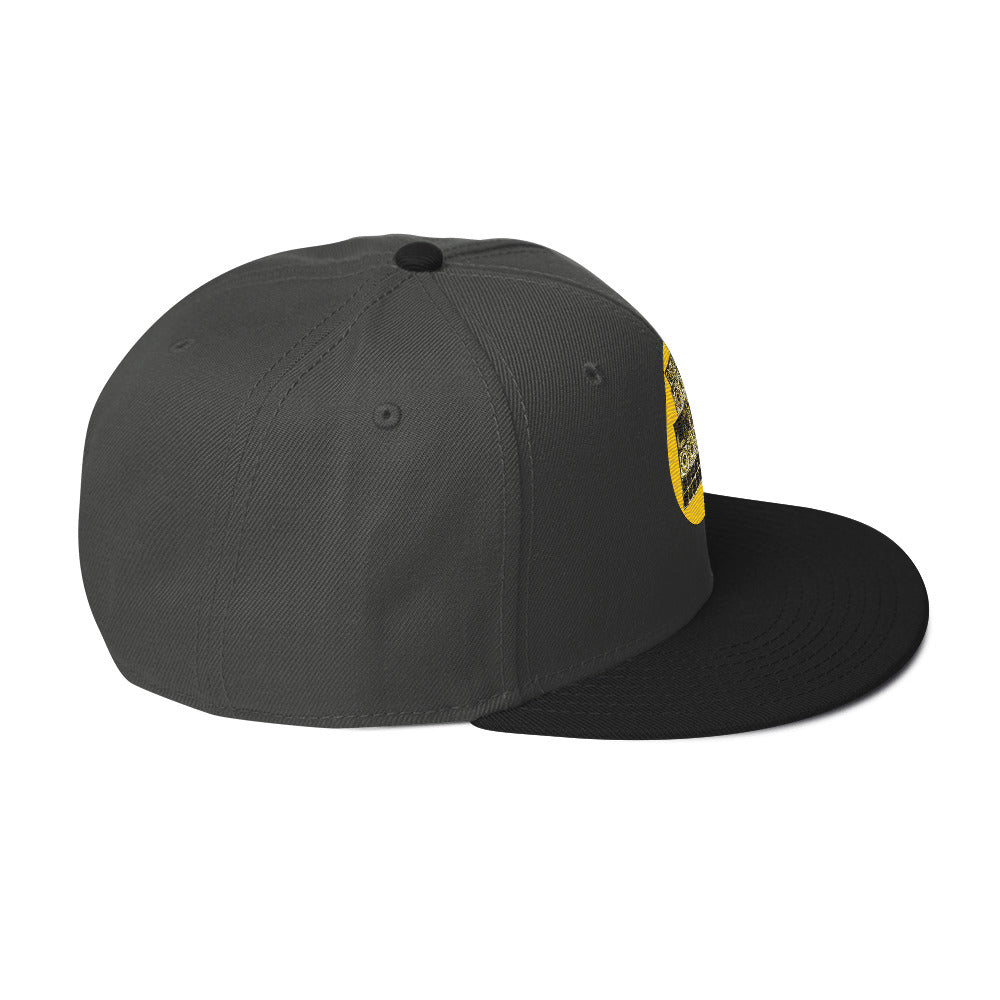 Sub-Woofer Snapback Hat Green and Black Right Side