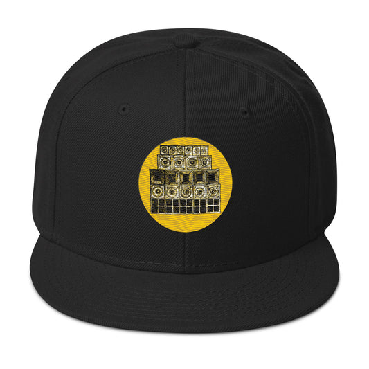 Sub-Woofer Snapback Hat black