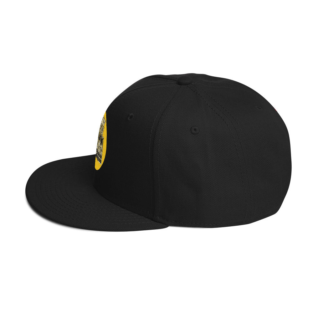 Sub-Woofer Snapback Hat Black Left Side