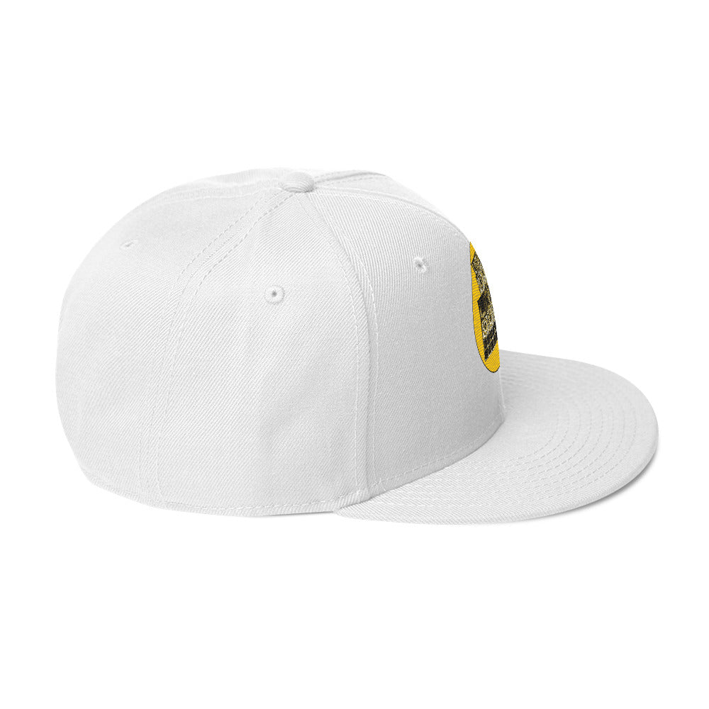 Sub-Woofer Snapback Hat White Right Side
