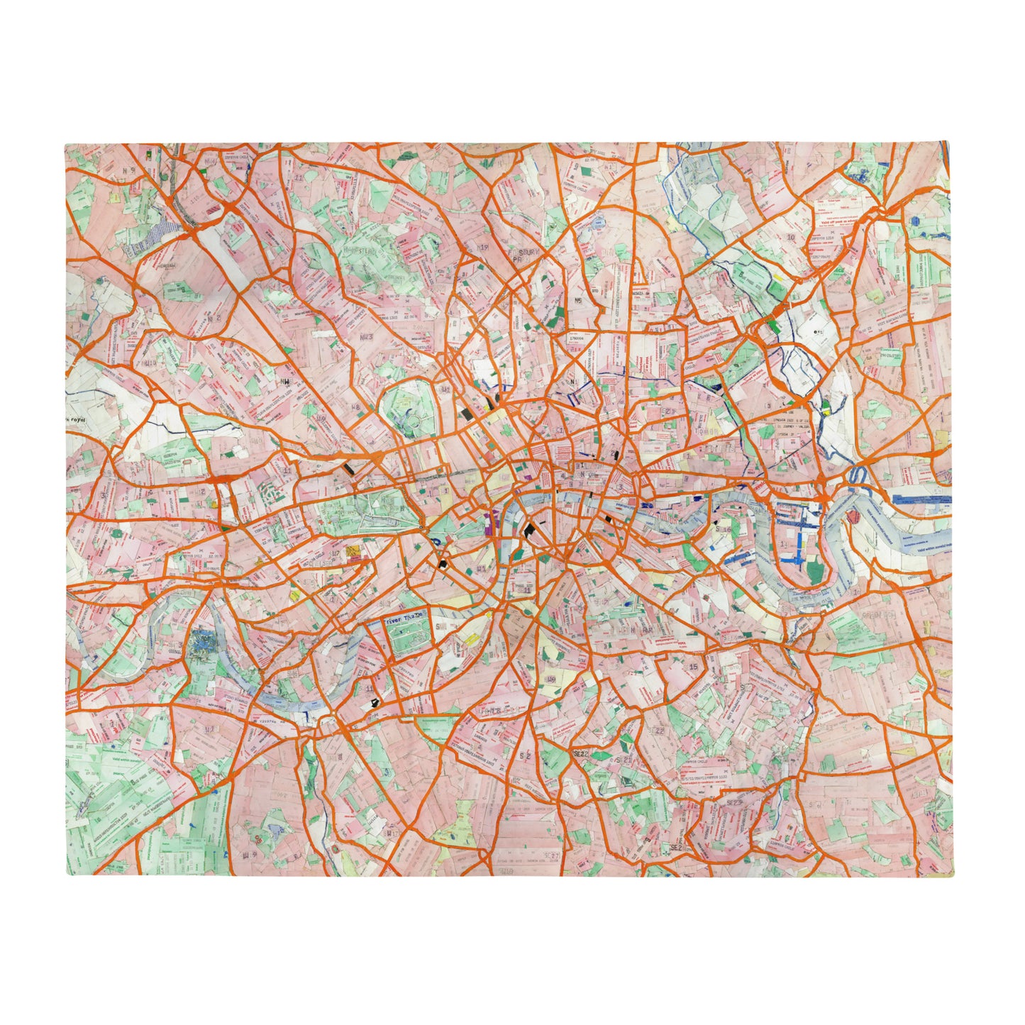 London Travelcard Map Bodycon Dress