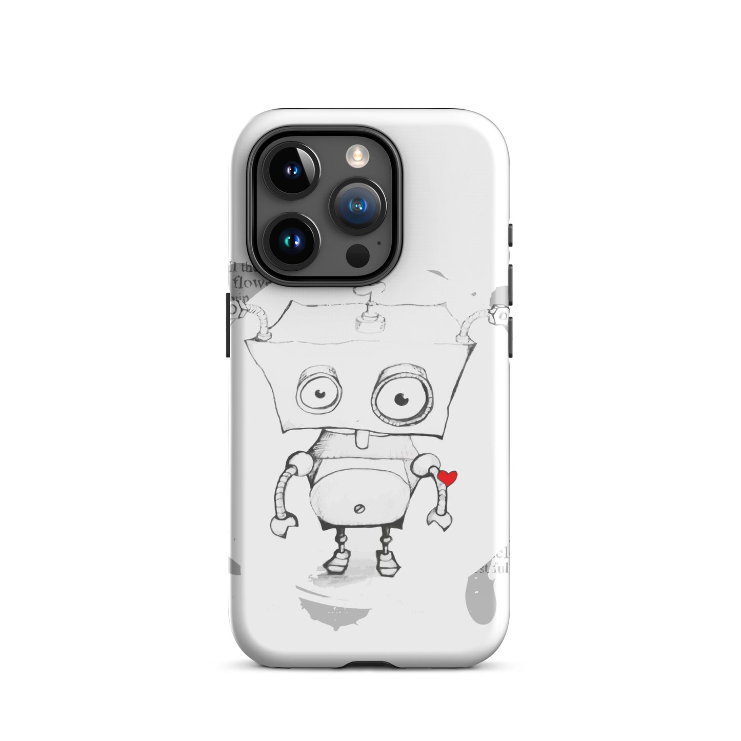 Little Robot iPhone 15 Pro Case