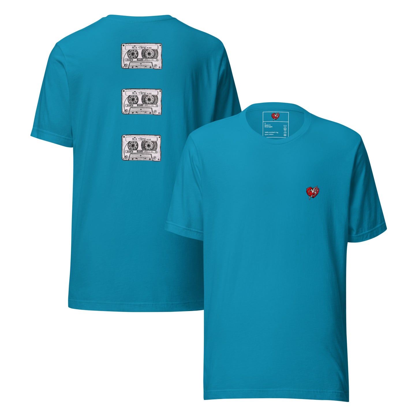 Mix Tape Womens Triple Classic T-shirt