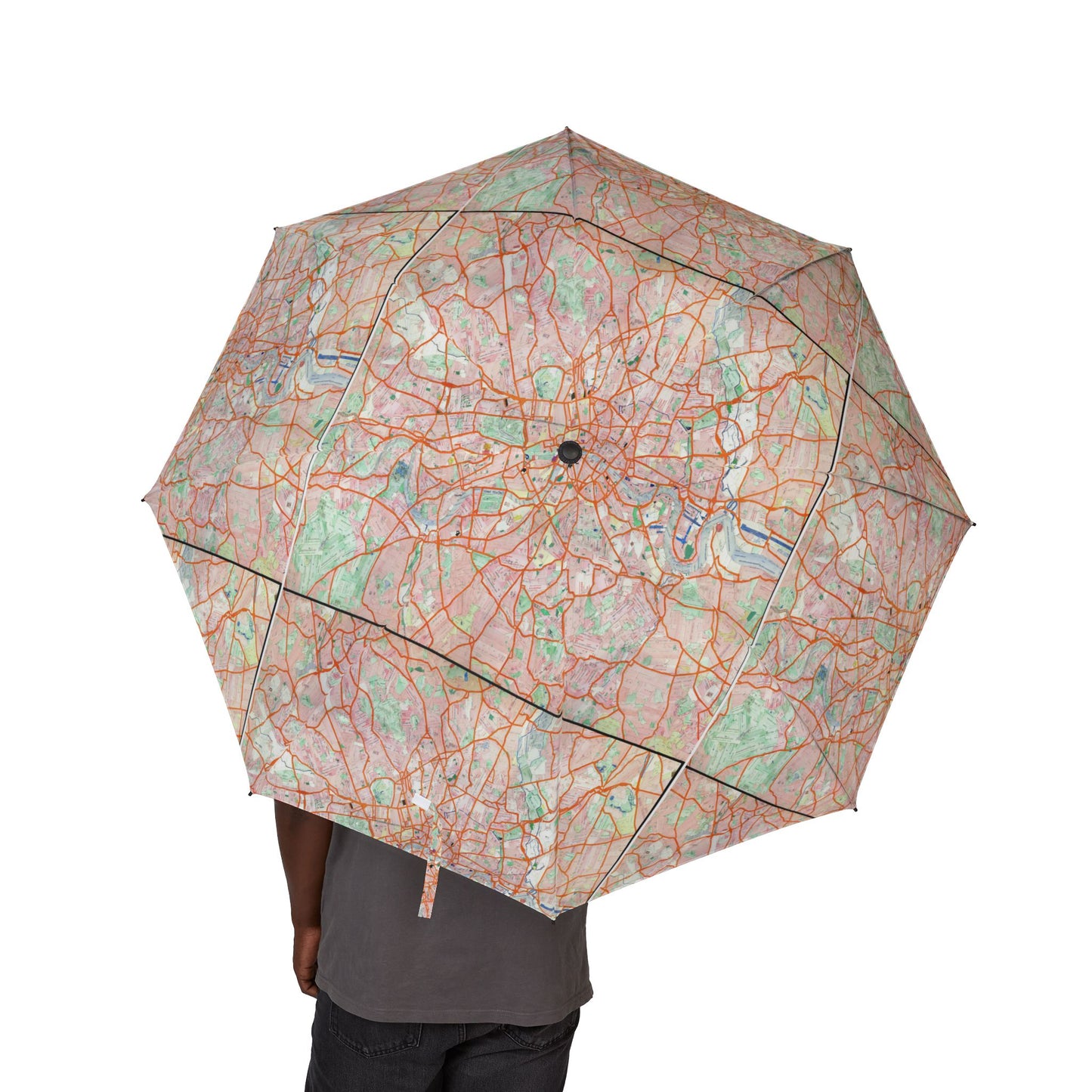 London Travel Card Map Foldable Umbrella