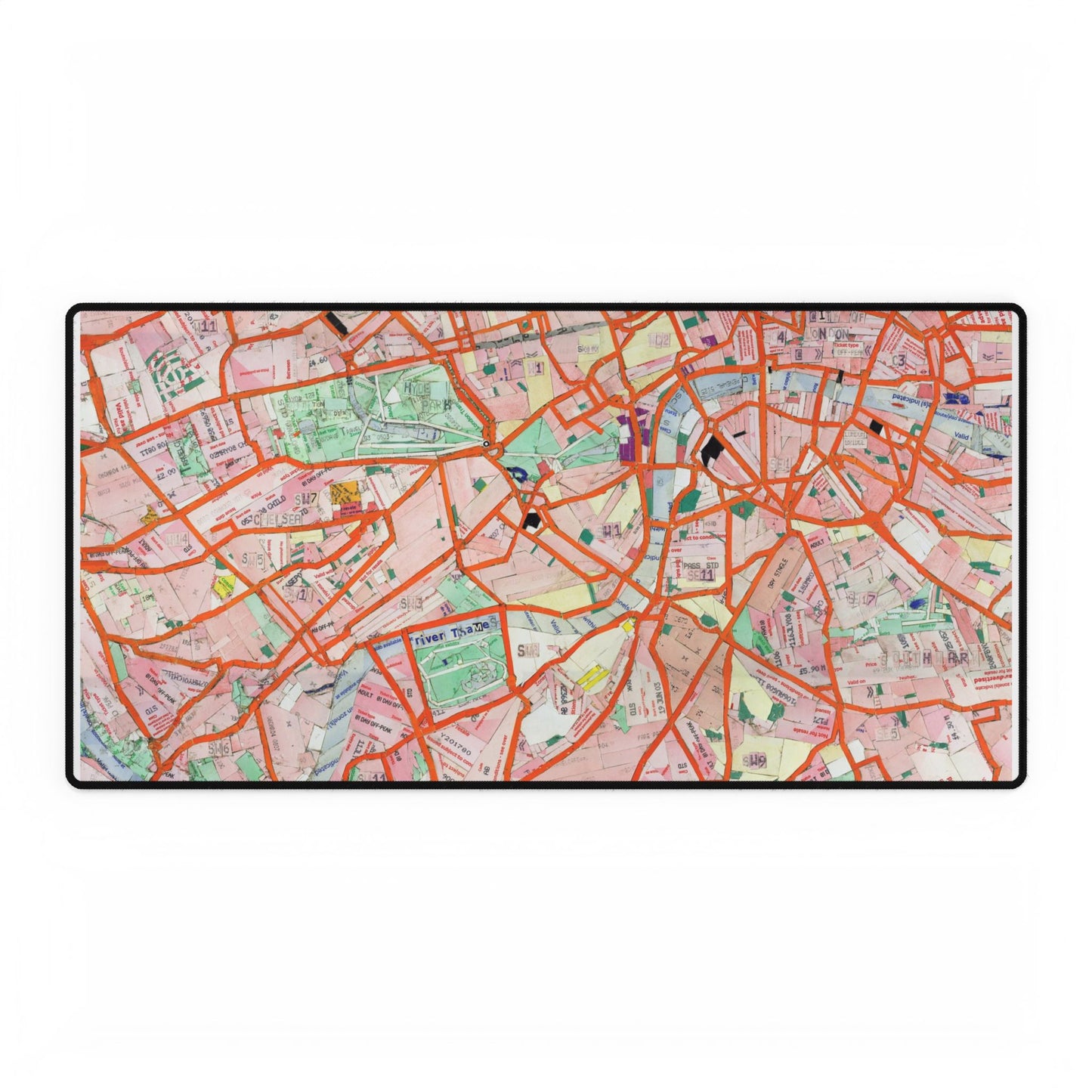 London Travel Card Map Desk Pad