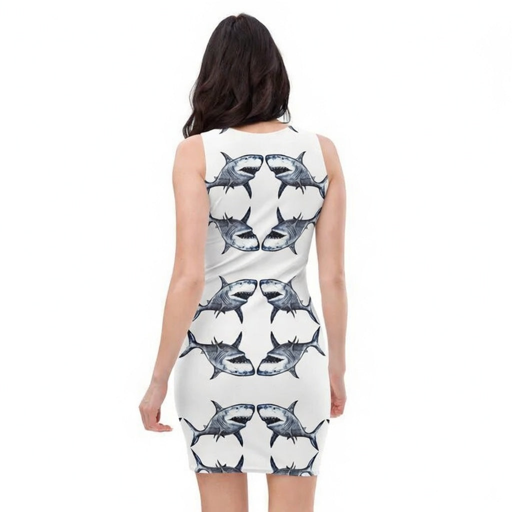 Shark Attack Bodycon dress