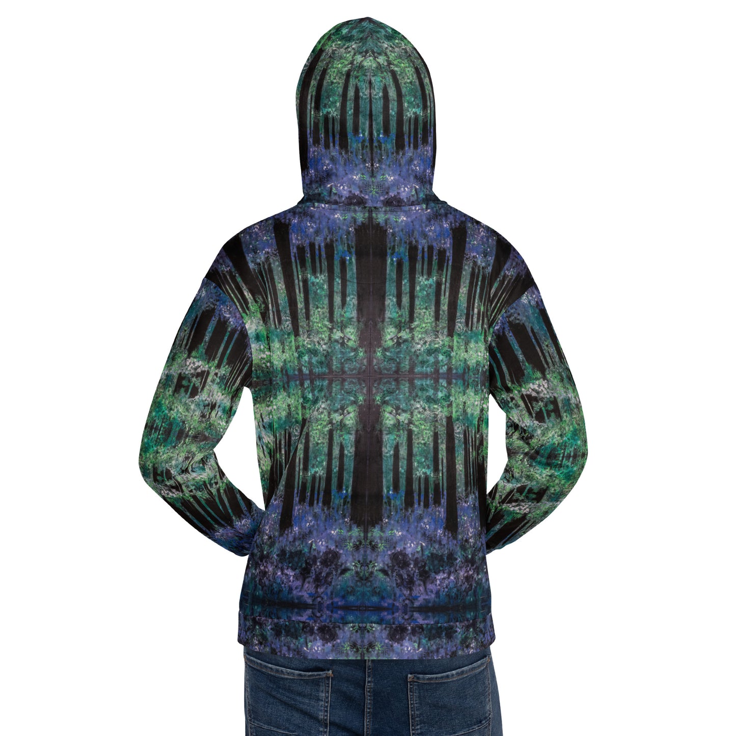 Bluebell Woods Mens All-Over Print Hoodie