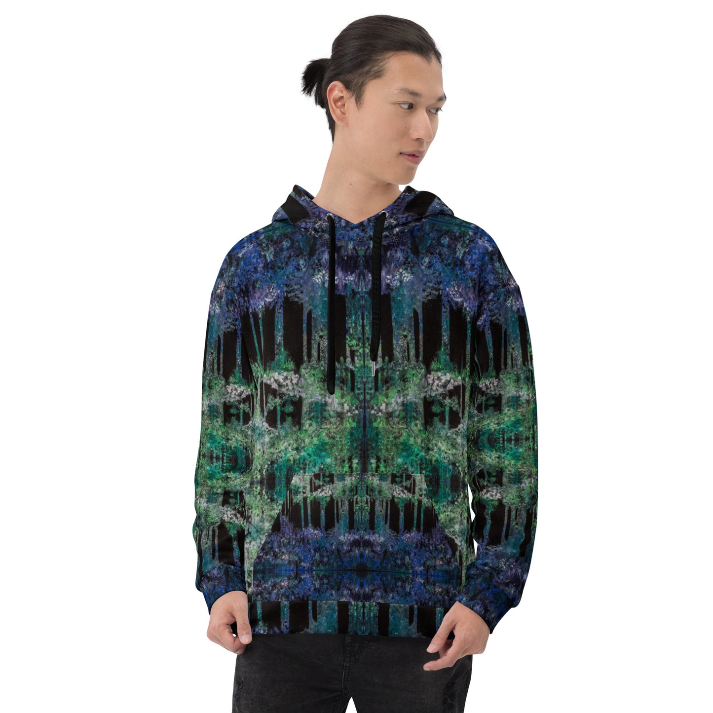 Bluebell Woods Mens All-Over Print Hoodie