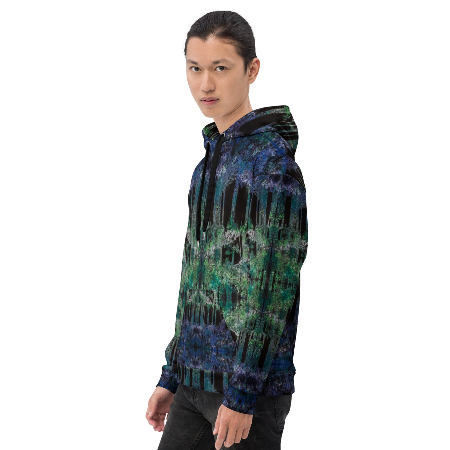 Bluebell Woods Mens All-Over Print Hoodie
