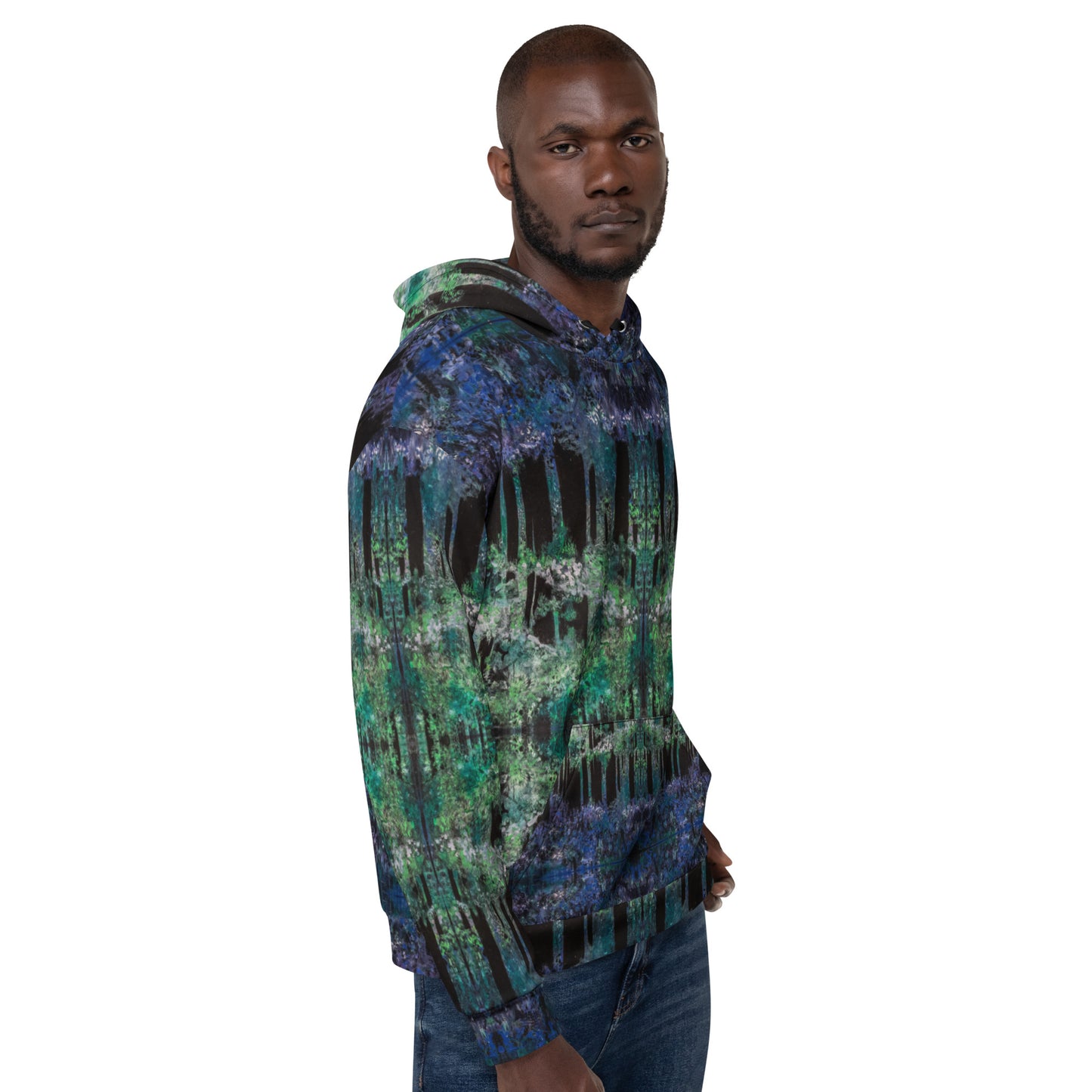 Bluebell Woods Mens All-Over Print Hoodie
