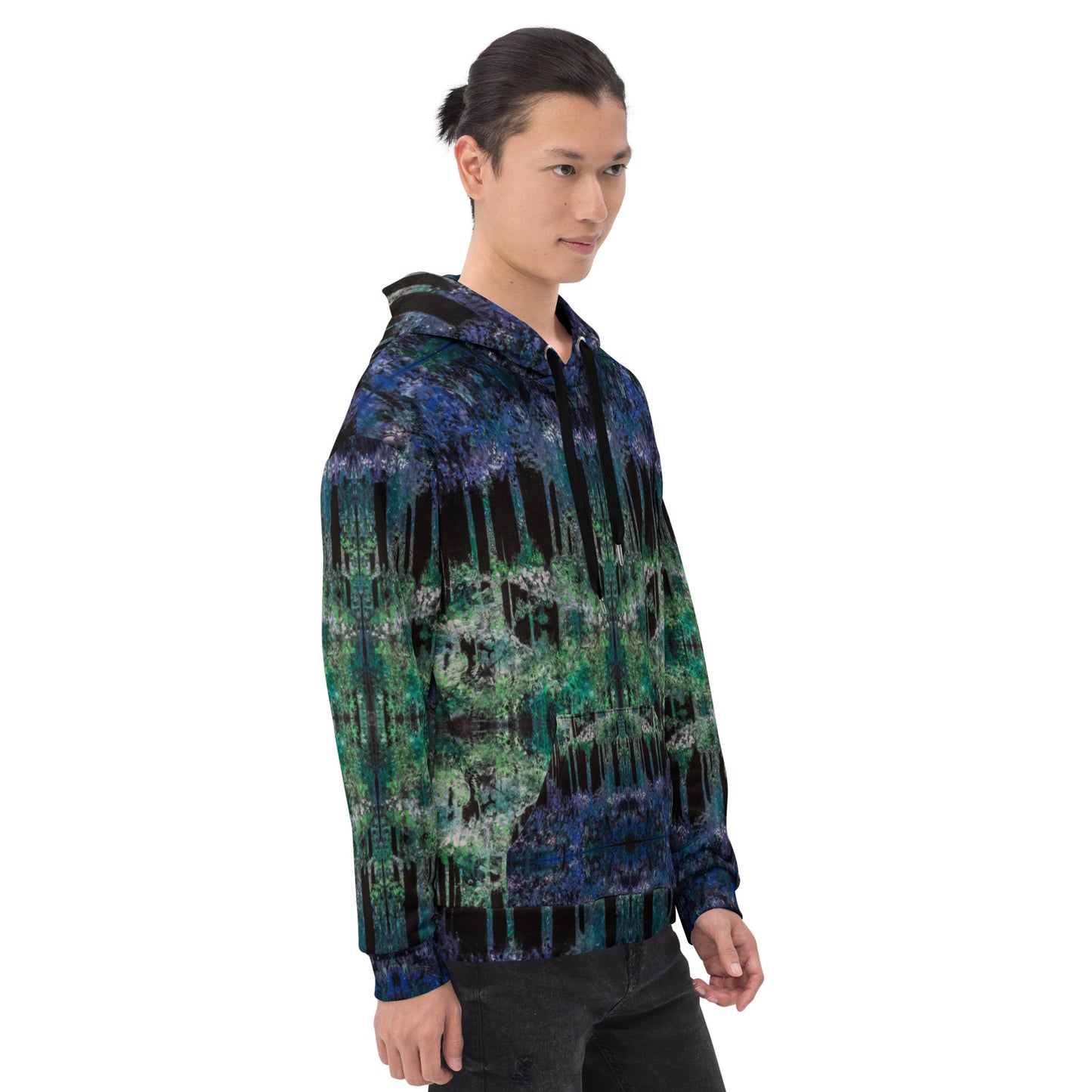 Bluebell Woods Mens All-Over Print Hoodie