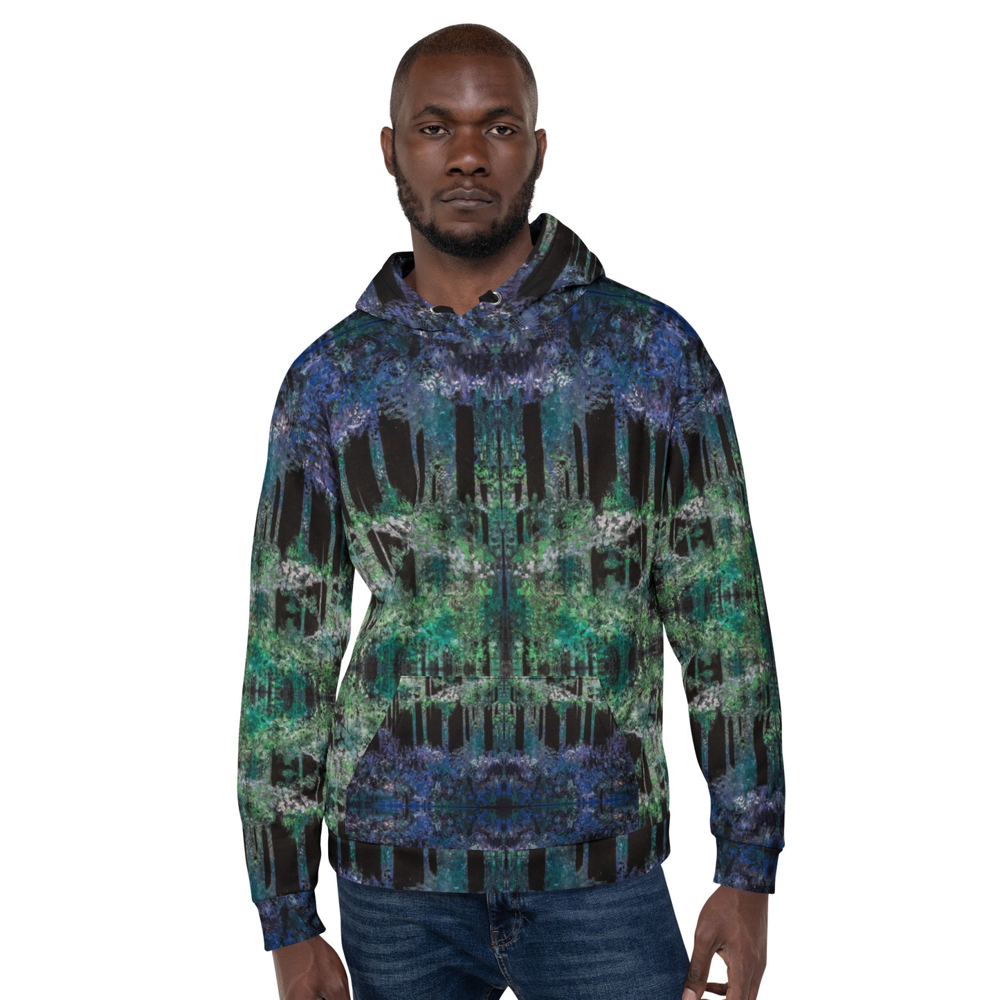 Bluebell Woods Mens All-Over Print Hoodie