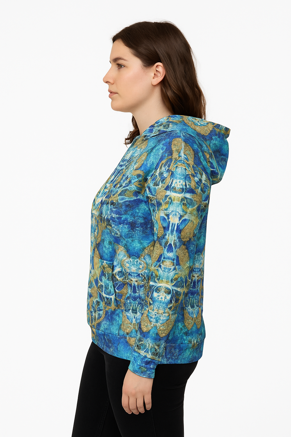 Euston "We Have a Problem' Shark Womens Zip Hoodie