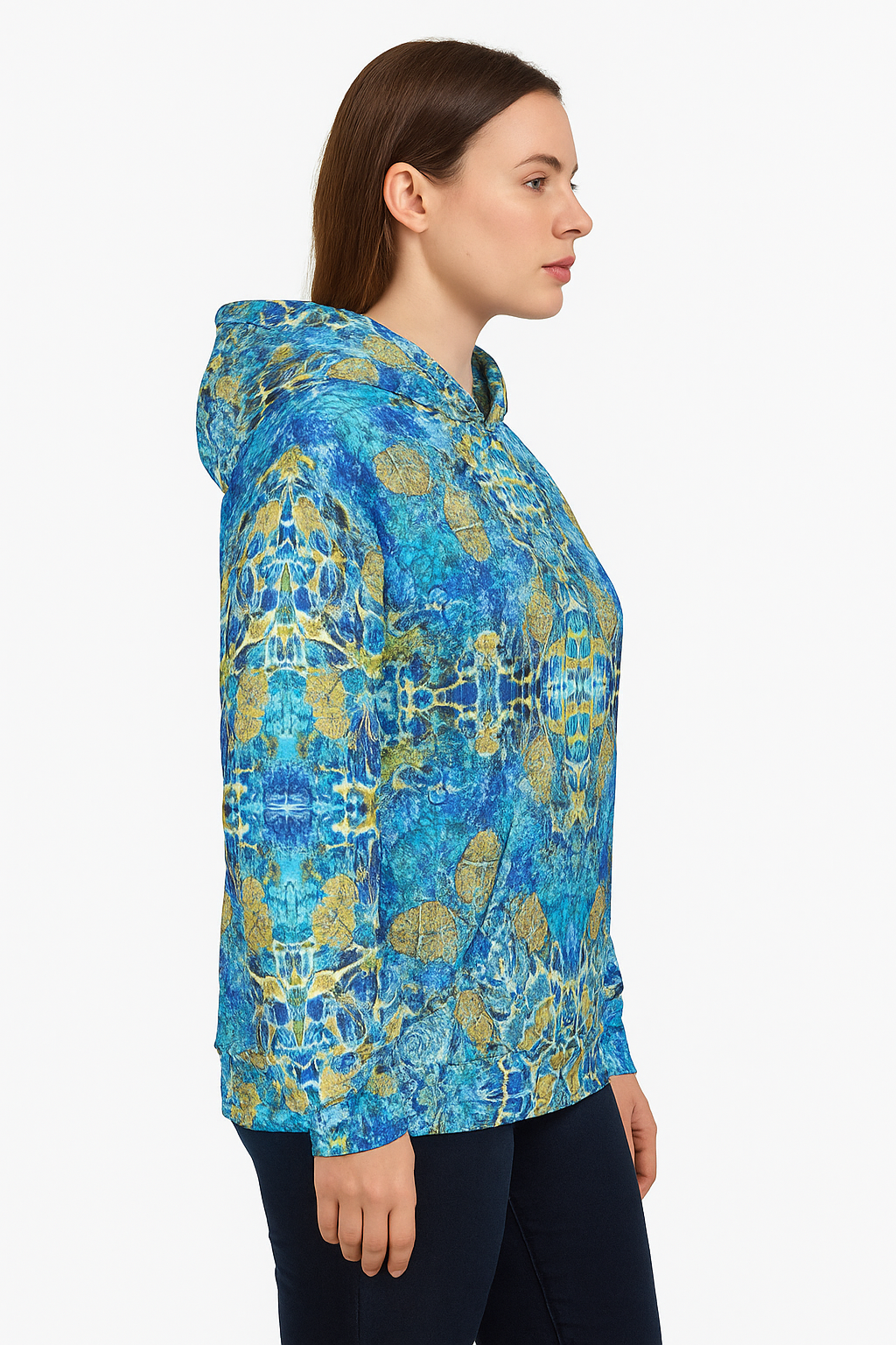 Euston "We Have a Problem' Shark Womens Zip Hoodie