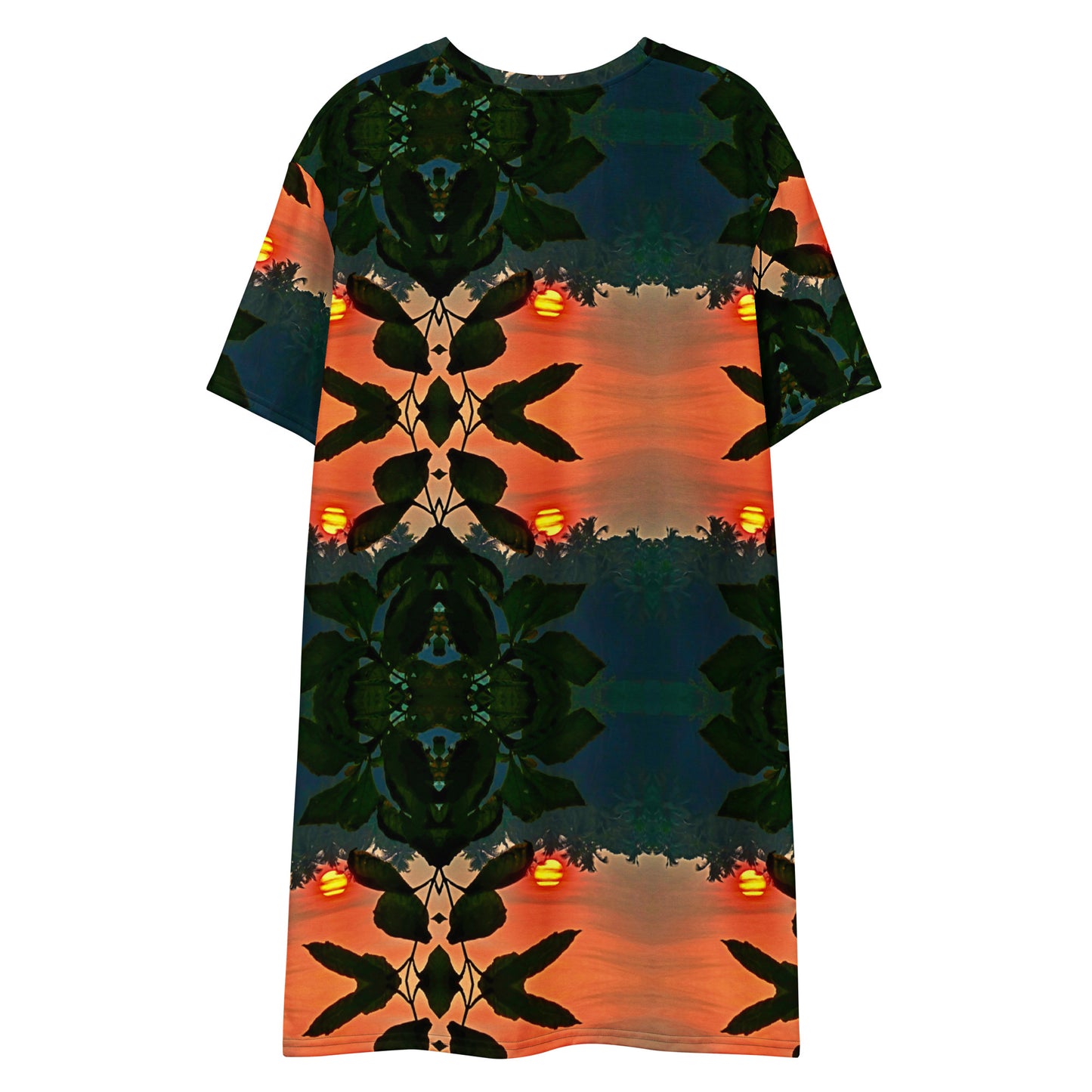 Jungle Sunset T-shirt Dress