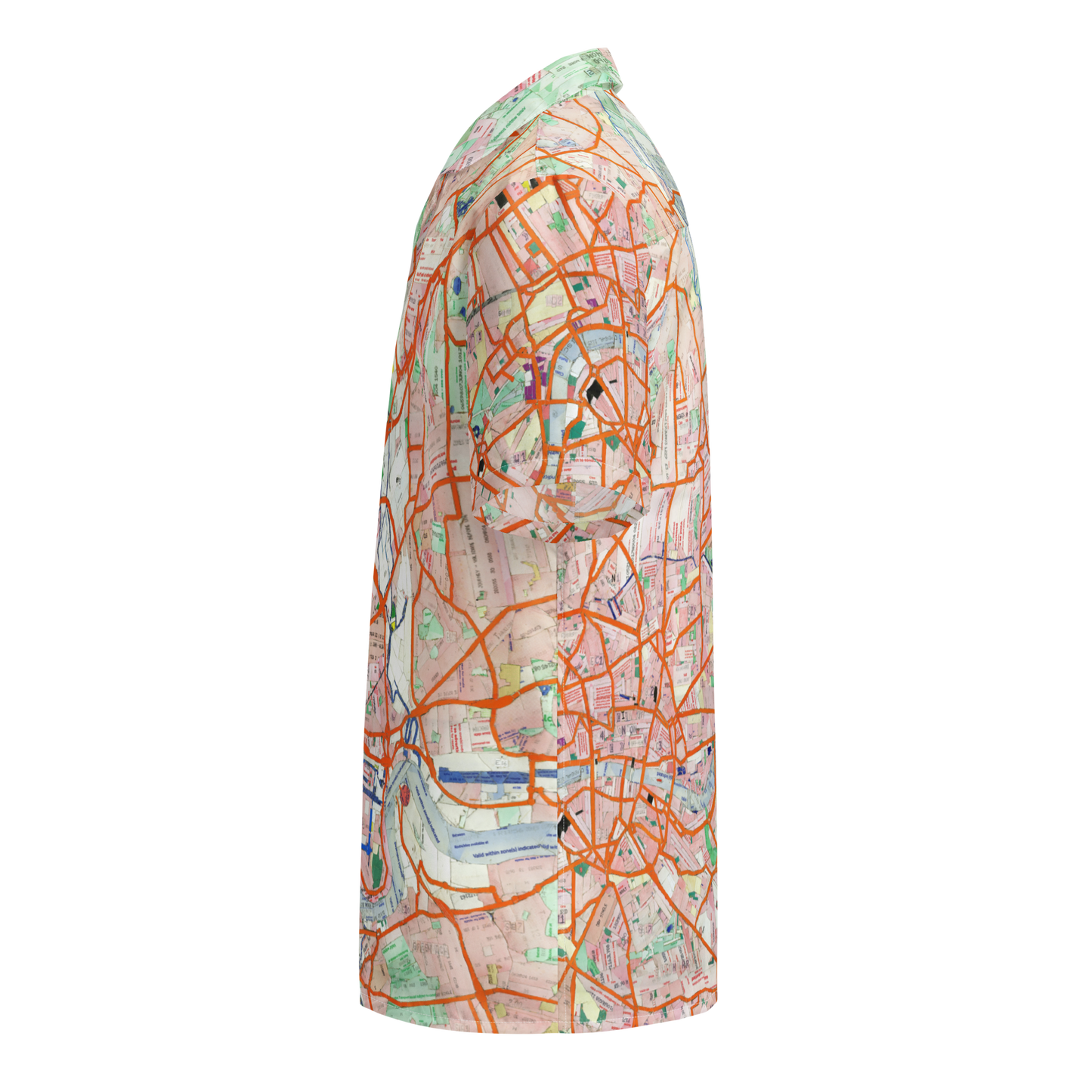 London Travel Card Map Men's Shirt