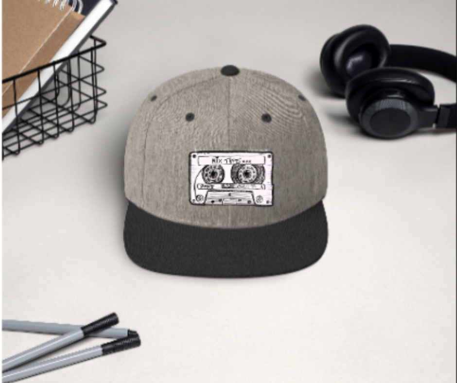 Mix Tape Snapback Hat