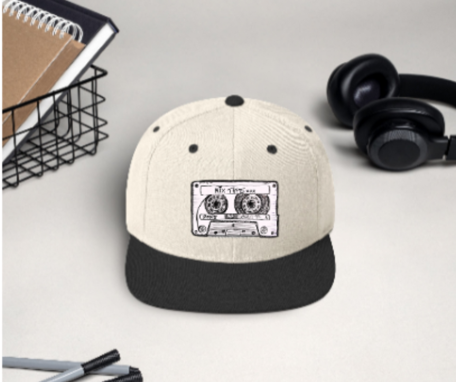 Mix Tape Snapback Hat