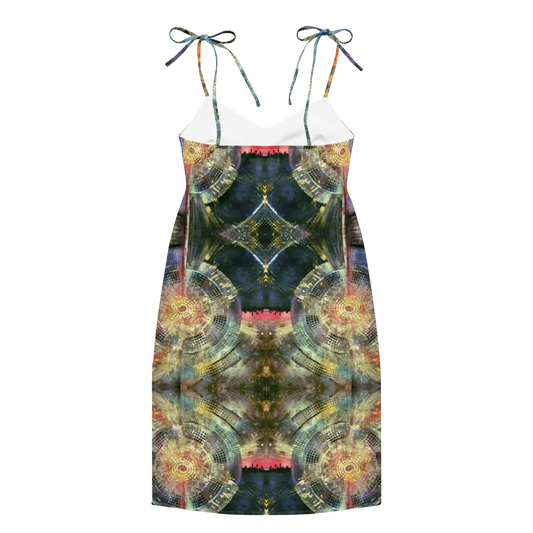 Mandala Midi Dress - Vibrant Bohemian Print | Vicky Steane