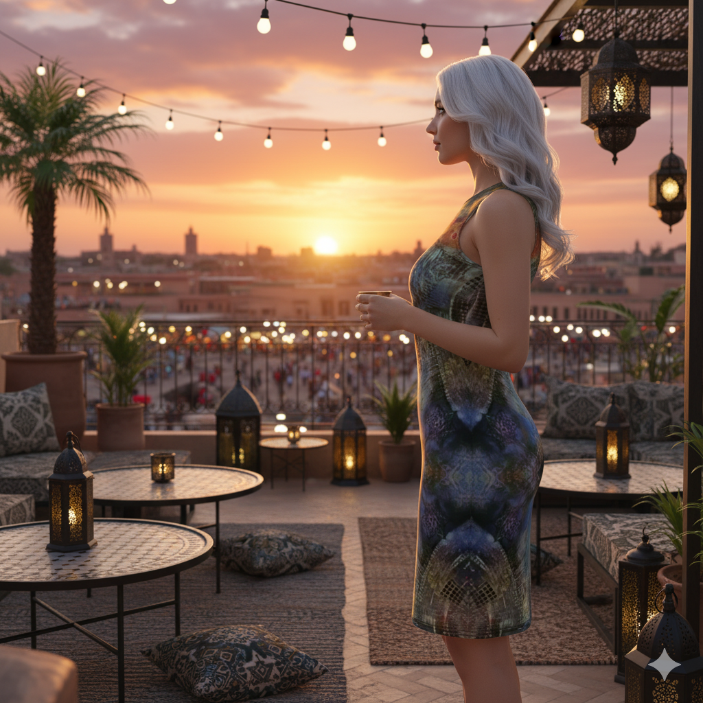 Mandala Bodycon Dress