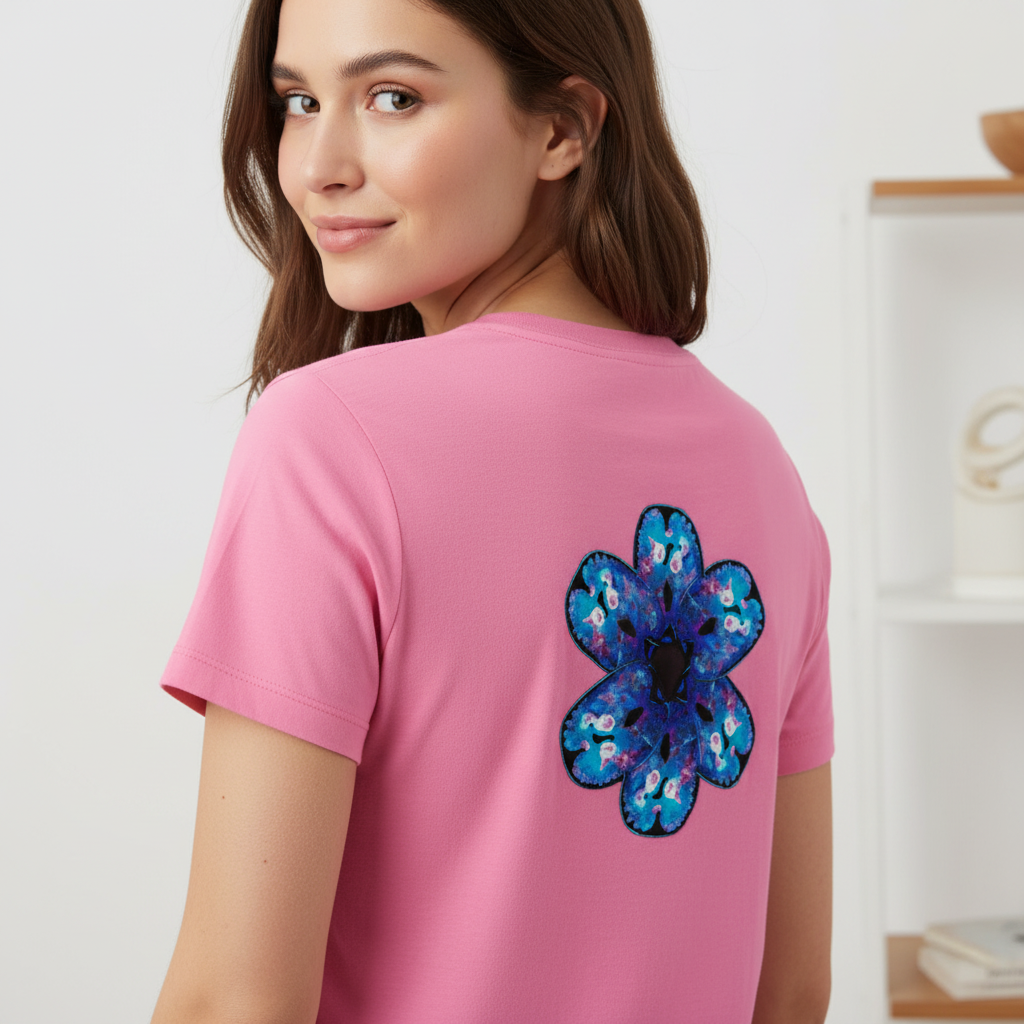 Pick Yourself Up Petals Womens T-Shirt