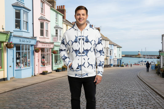 Shark Attack Zip Hoodie