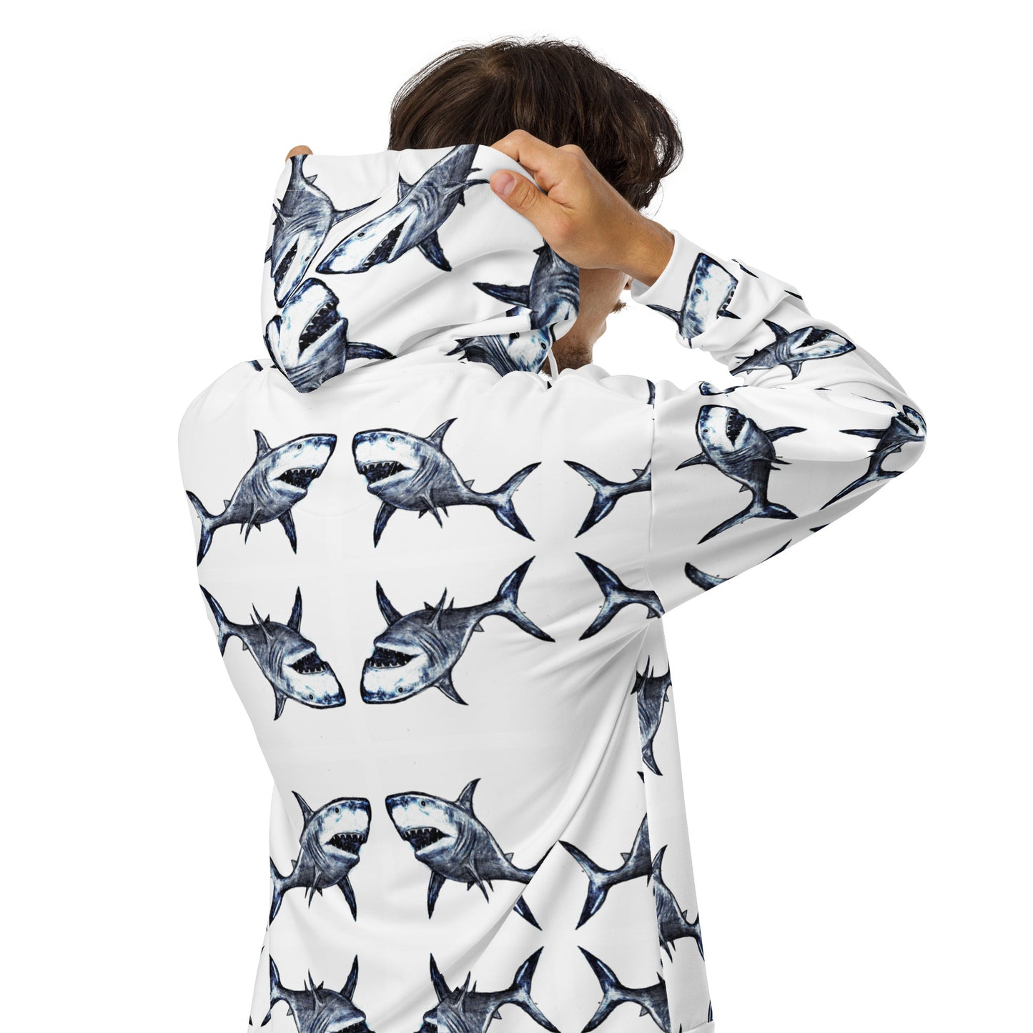 Shark Attack Zip Hoodie