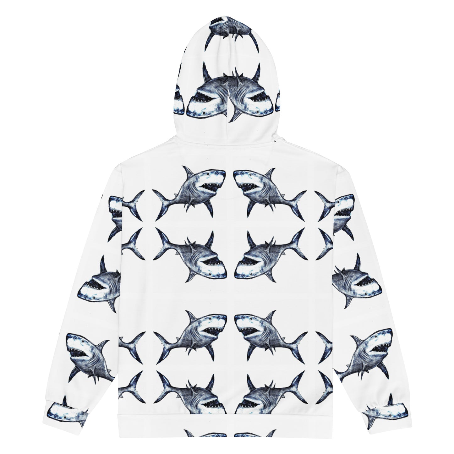 Shark Attack Zip Hoodie