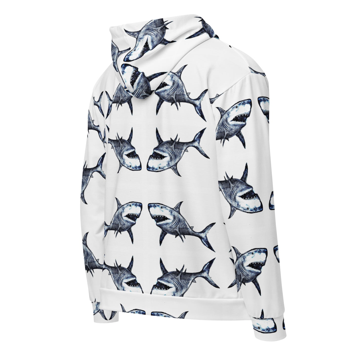 Shark Attack Zip Hoodie