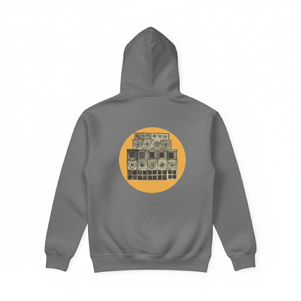 Speaker Stack Womens Classic Hoodie