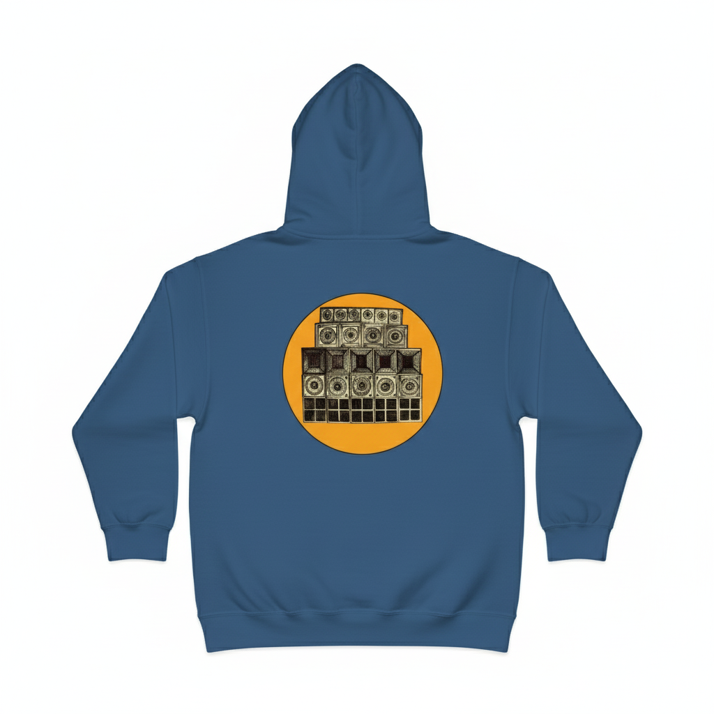 Speaker Stack Mens Hoodie