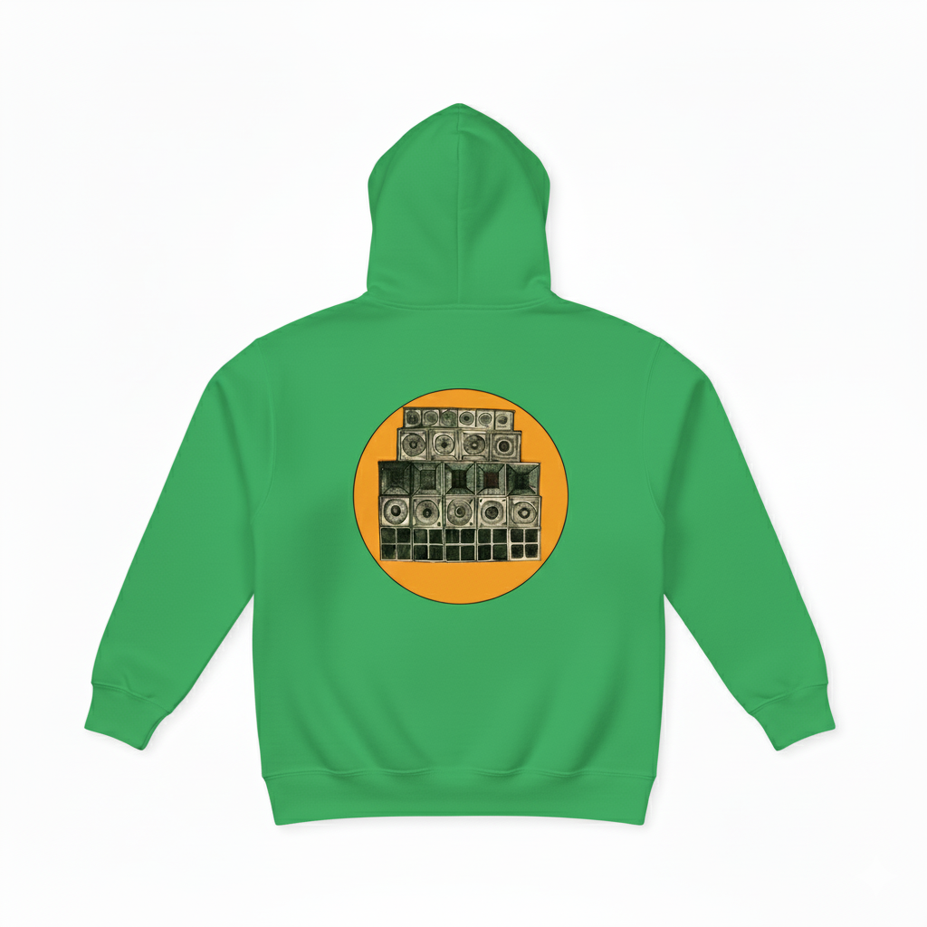 Speaker Stack Mens Hoodie