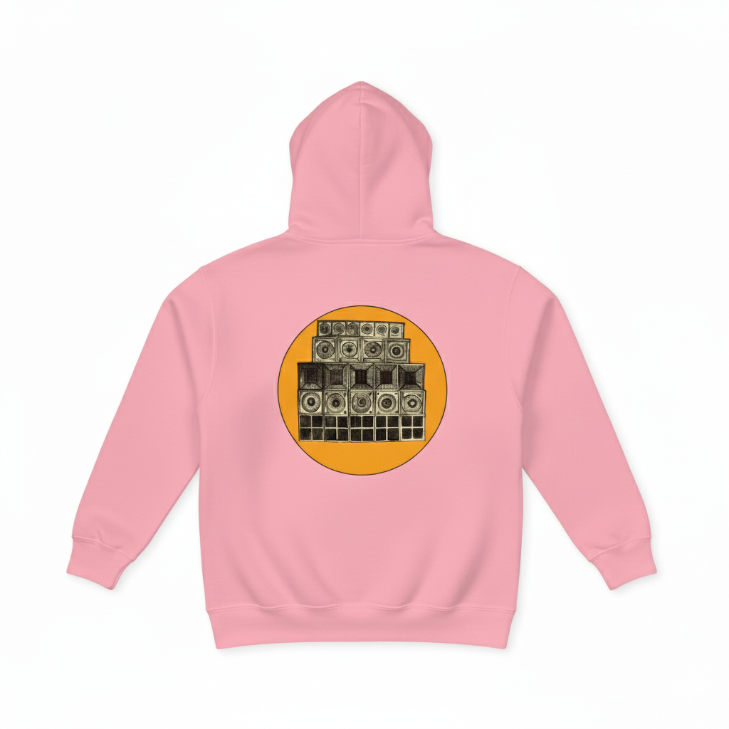 Speaker Stack Mens Hoodie