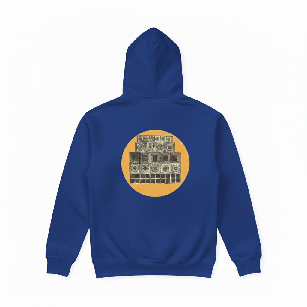 Speaker Stack Mens Hoodie
