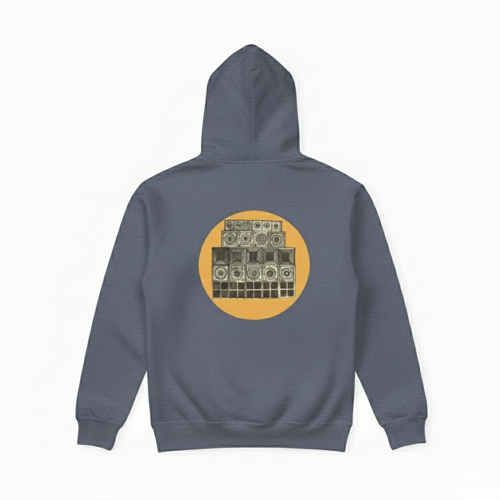 Speaker Stack Mens Hoodie