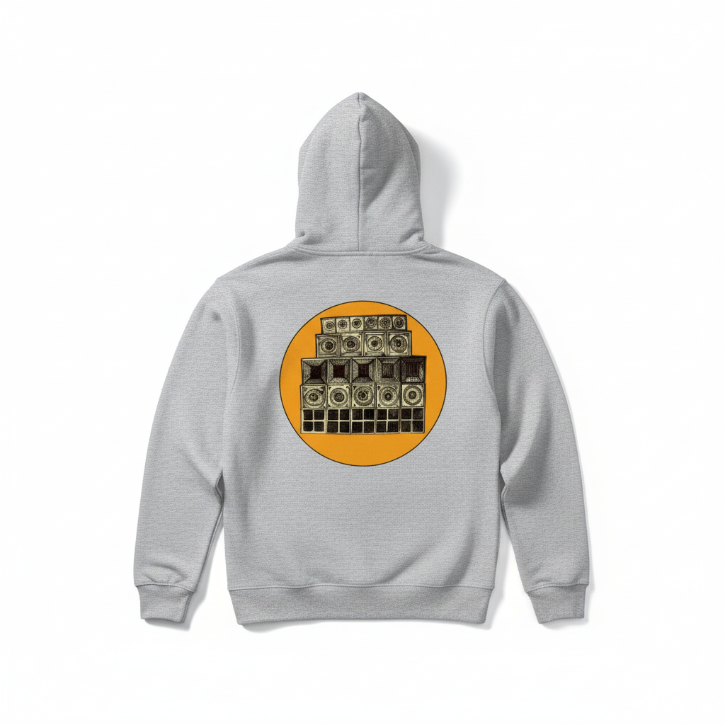 Speaker Stack Mens Hoodie