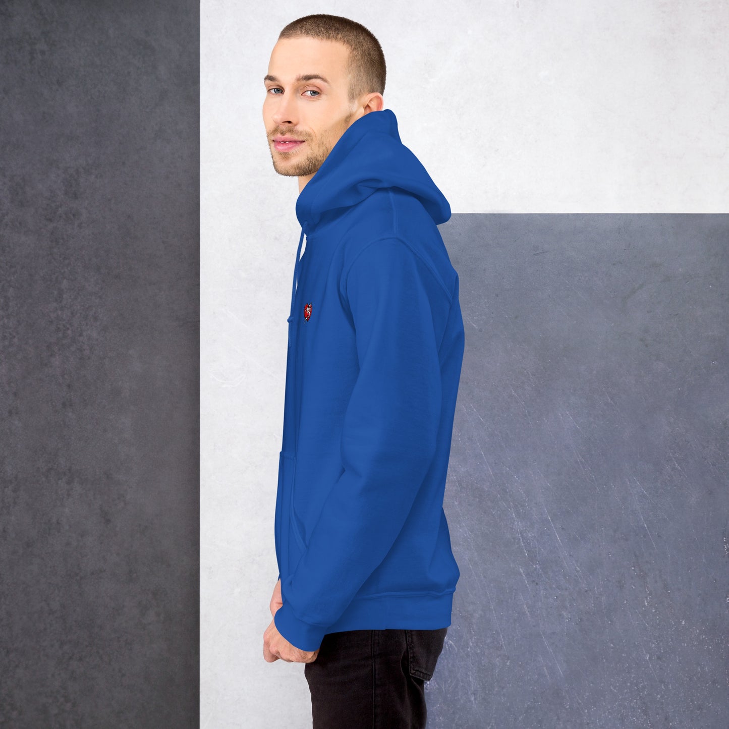Speaker Stack Hoody Mens Royal Blue Left Side
